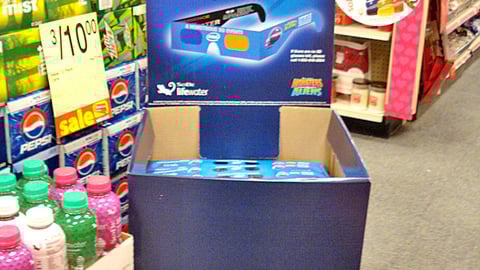 SoBe 'Monstrous 3D Event' Glasses Dump Bin