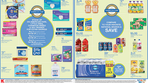 Kmart Private Label Rebate Feature