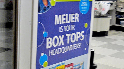 Meijer Box Tops Security Pedestal Wrap