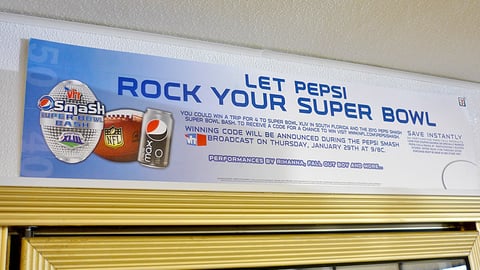 Pepsi Super Bowl Bash Banner