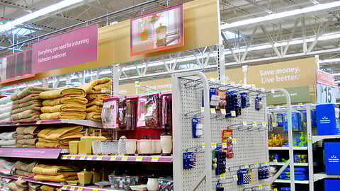 Walmart Bath Products Gondolas