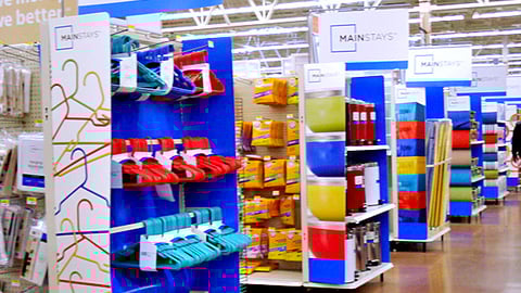 Walmart Mainstays Endcaps