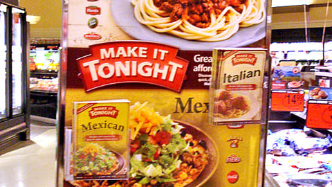 Safeway 'Make It Tonight' Recipe Stanchion