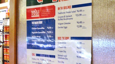 Whole Foods 'Game Plan' Deli Poster