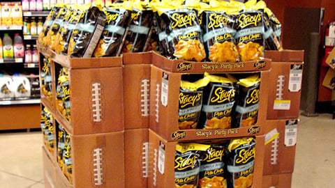 Stacy's Pita Chips Whole Foods Case Stack