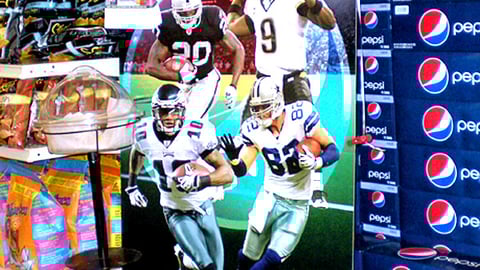 PepsiCo Super Bowl Rebate Standee
