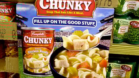 Campbell's Chunky Super Bowl Sign