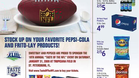 Sweetbay PepsiCo 'Taste of the NFL' Feature