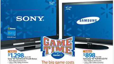 Walmart 'Game Time' Circular Cover