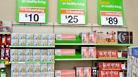 Walmart 'Healthy Living' Headers