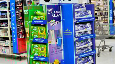 Swiffer Walmart Pallet Display