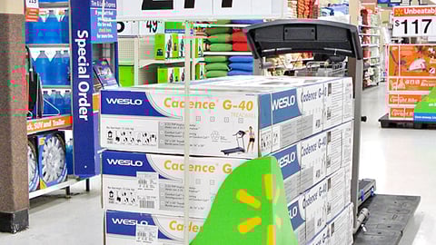 Walmart Weslo Treadmill Rollback Pallet