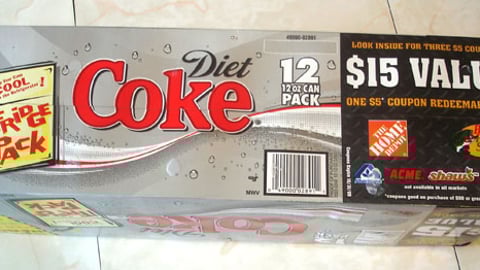 Diet Coke Retailer Coupon Packaging