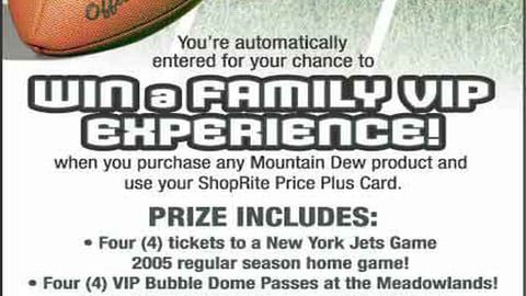 ShopRite NY Jets Sweeps Feature