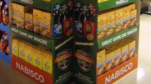 Kraft 'Huddle to Fight Hunger' Floorstands