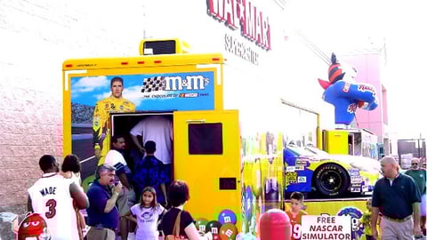 M&M's NASCAR Event Truck