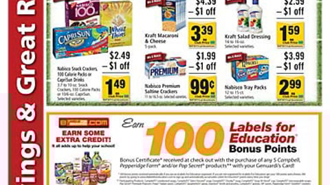 Safeway Fall Promotional Features