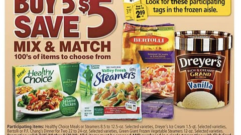 Safeway 'Mix & Match' Feature