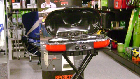 Coleman Road Trip Grill Display
