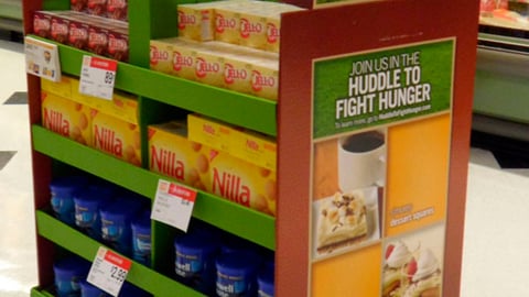 Kraft 'Huddle to Fight Hunger' Half-Pallet