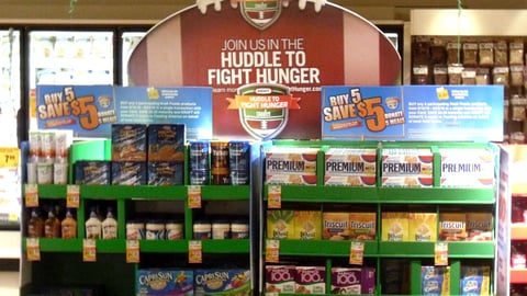 Kraft 'Huddle to Fight Hunger' Spectacular