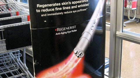 Olay Kmart Security Pedestal Ad