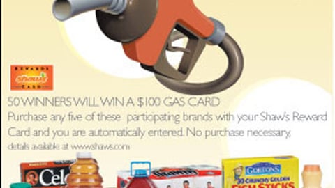 Shaw's Free Gas Feature