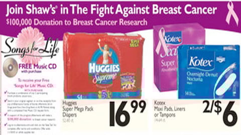 Shaw's "Songs for Life" Feature