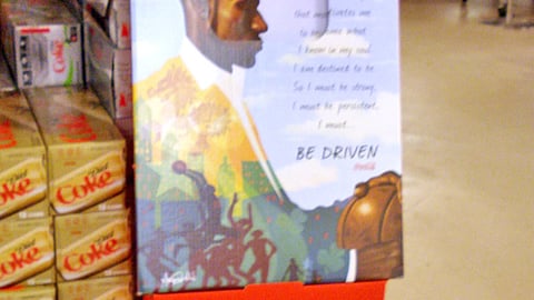 Coke Jewel-Osco Black History Month Shipper