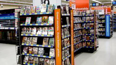 Walmart 'E-Center' DVD Fixture