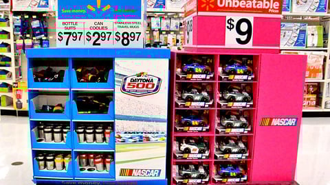 Walmart NASCAR Merchandise Pallets