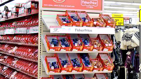 Kmart Fisher-Price Footwear Endcap