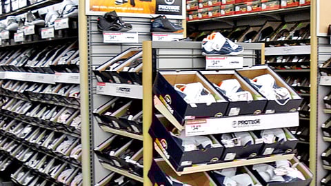 Kmart Protege Basketball Shoes Endcap