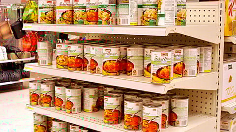 Target 'Better for You' Soup Endcap