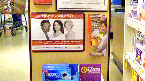 Safeway Heart Health Stanchion