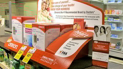 Omron Heart Monitor Shelf Tray