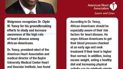 Walgreens 'Healthy Black History Month' Feature