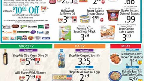ShopRite 'LiveRight' Rebate Feature