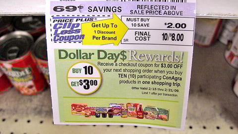 ShopRite ConAgra 'Dollar Days' Shelf Tag