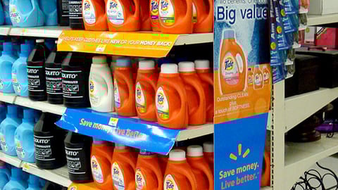 Walmart Tide In-Line Display