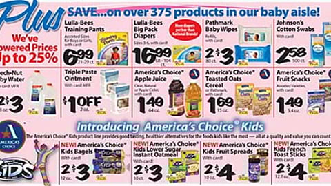 Pathmark America's Choice Kids Feature