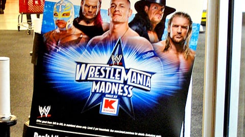 Kmart WrestleMania Security Pedestal Wrap