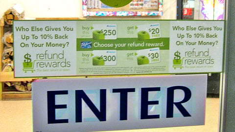 Albertsons Refund Rewards Door Cling