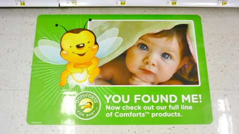 Fry's Comforts Floor Cling