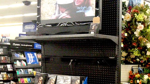 Walmart 'Twilight' DVD Endcap