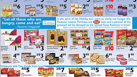 Shaw's Passover Feature