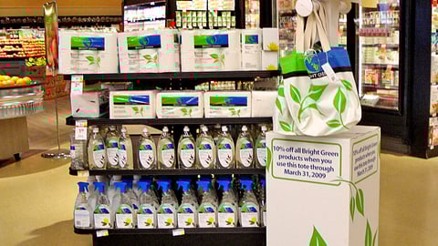 Dominick's Bright Green Display