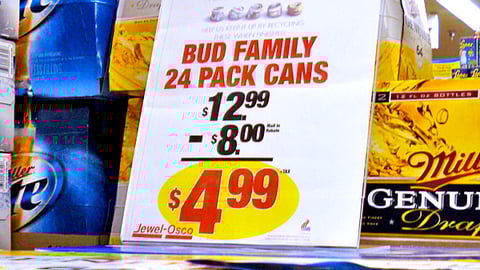 Budweiser Keep America Beautiful Case Card