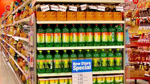 Target Pepsi Racing Endcap