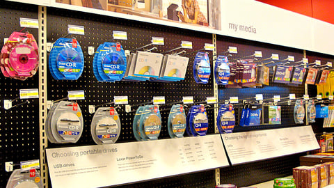 Target Computer Accessories Shelf Signs